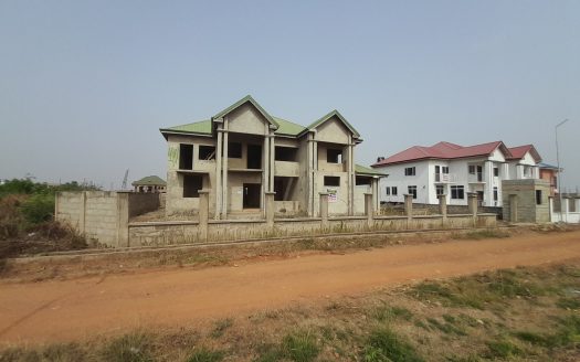 Semi-completed 5 bedrooms with an out-house for sale.