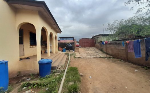 land with old structured properties in a good location.