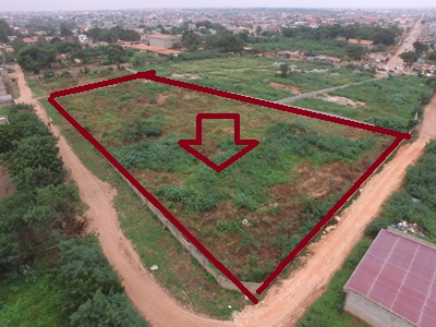 14 plots of land located at Abokobi for sale.