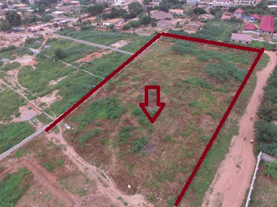 14 plots of land located at Abokobi for sale.