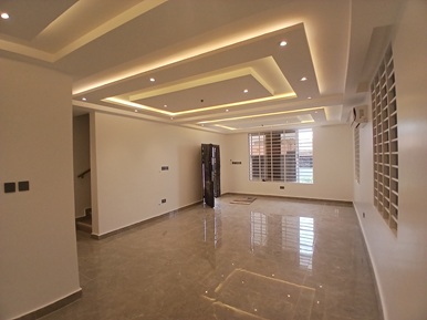 3 bedroom with attached boys quarters in a gated estate.