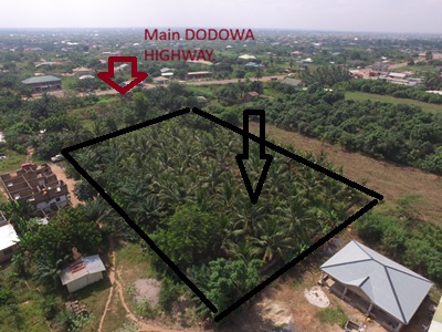 Titled 5 plots of land for sale.