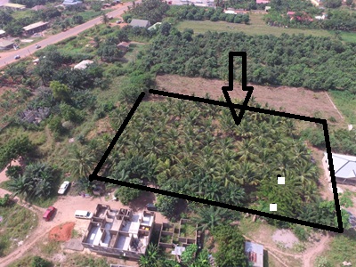 Titled 5 plots of land for sale.