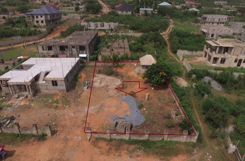 Plot of land located at Oyibi.