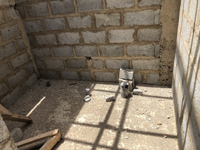 uncompleted 3 bedroom for sale.