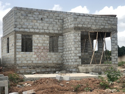 uncompleted 3 bedroom for sale.