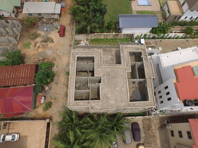 uncompleted 6 bedroom storey for sale at Adenta.