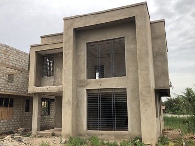 Semi-completed 3 bedroom storey for sale@Amanfrom(Adenta)