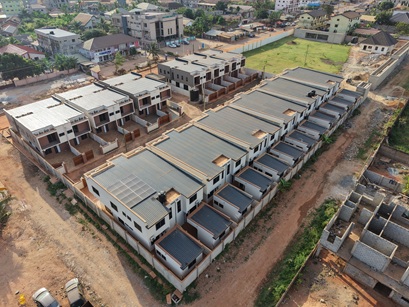 Brand new semi-detach homes in a gated estate for sale.